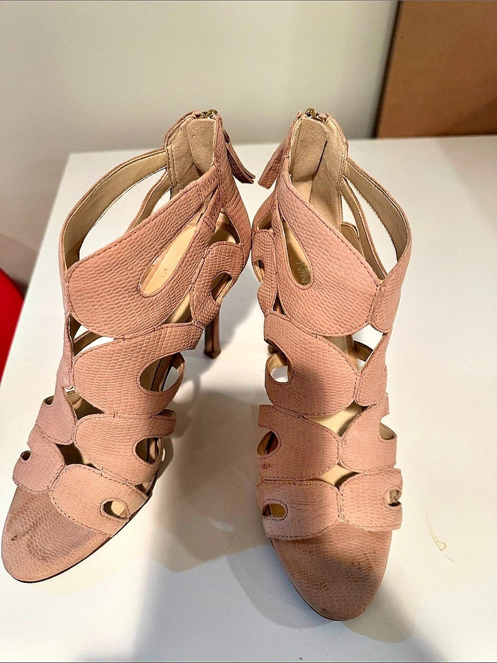 Nine West Cutout Heels in Pink